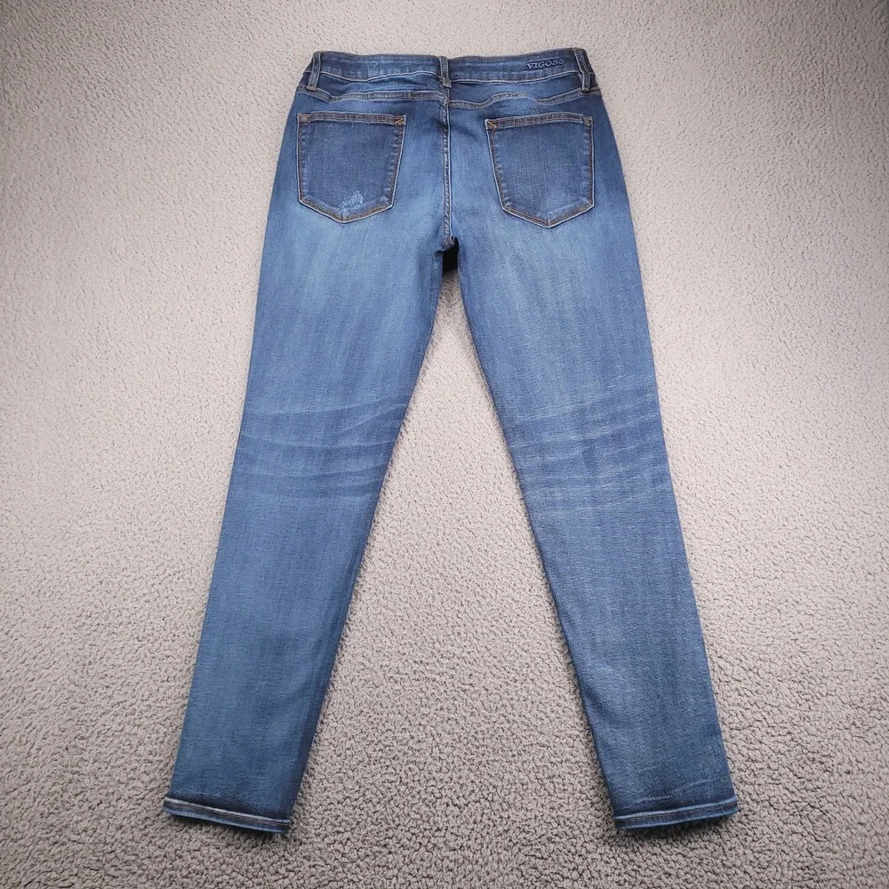VIGOSS Jeans Size 31 Jagger Super Skinny Classic Fit Distressed Denim